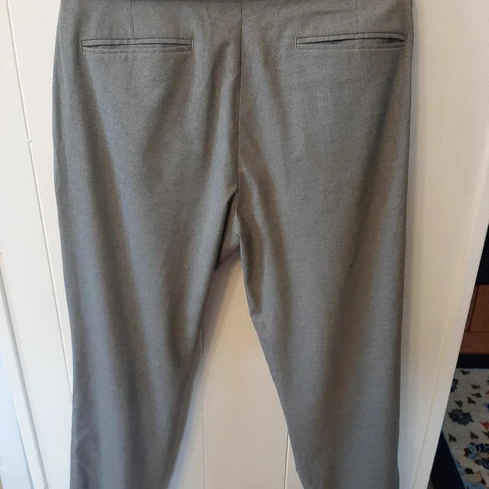 Mens ASOS Gray Slacks - Picture 2 of 3